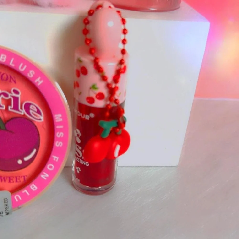 Y2K CHERRY‎ GIRL COQUETTE MAKEUP BUNDLE 🍒✨#7 PINK
